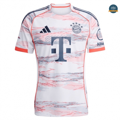 Diseño Camiseta futbol Bayern Munich 2ª Equipación 2025/2026