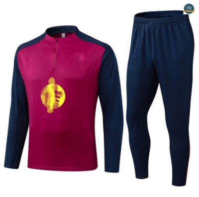 Tailandia Chándal Fútbol Barcelona Equipación rojo/Azul marino 2025/2026