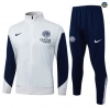 Tailandia Chaqueta Chándal Fútbol Inter Milan Equipación Blanco/Azul marino 2025/2026