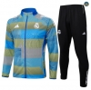 Crear Chaqueta Chándal Fútbol Real Madrid Equipación Azul/verde/negro 2025/2026