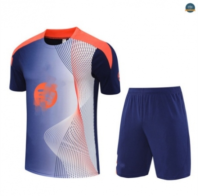 Nuevas Camiseta Barcelona Niño + Pantalón Equipación Azul marino/naranja 2025/2026