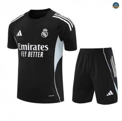 Venta Real Madrid + Pantalón Equipación negro/verde/Blanco 2025/2026