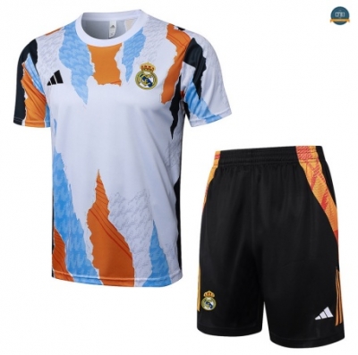 Tailandia Real Madrid + Pantalón Equipación Azul/amarillo/Blanco 2025/2026