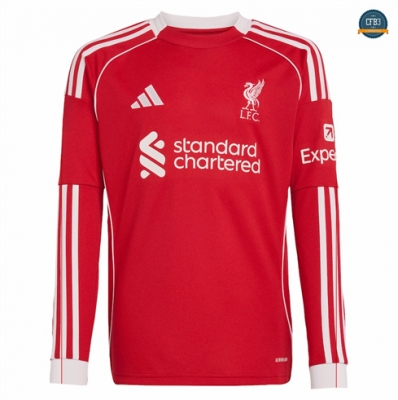 Camiseta futbol Liverpool 1ª Equipación Manga Larga 2025/2026