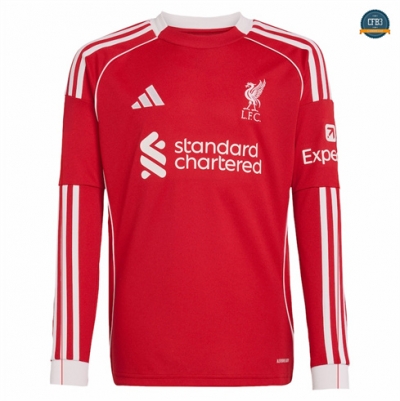Camiseta futbol Liverpool 1ª Equipación Manga Larga 2025/2026