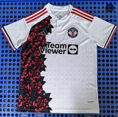 Diseñar Camiseta futbol Manchester United Equipación Especial Rojo/Blanco 2025/2026
