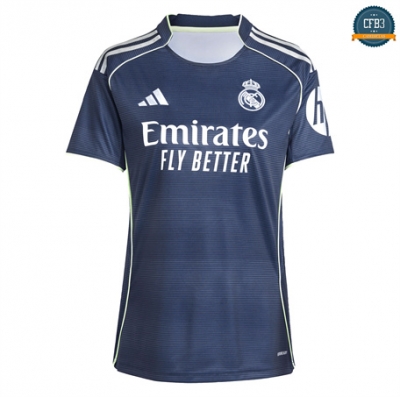 Camiseta futbol Real Madrid Mujer 2ª Equipación 2025/2026