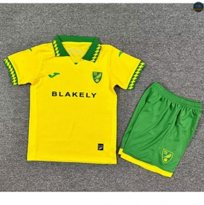 Camiseta futbol Norwich City Niño 1ª Equipación 2025/2026