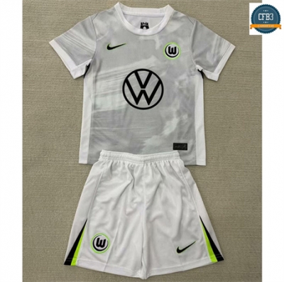 Camiseta futbol VfL Wolfsburg Niño 2ª Equipación 2025/2026