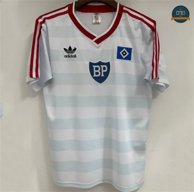 Cfb3 Camiseta futbol Retro 1986 HSV Hamburg 1ª Equipación