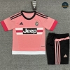 Cfb3 Camiseta futbol Retro 2015-16 Juventus Niño 2ª Equipación