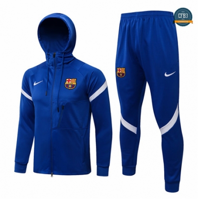 Cfb3 Camisetas Chaqueta Chandal Barcelona Equipación Sombrero Azul 2021/2022