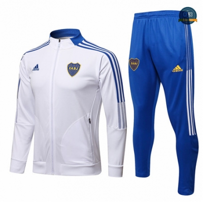 Cfb3 Chaqueta Chandal Boca Juniors Equipación Blanco 2021/2022