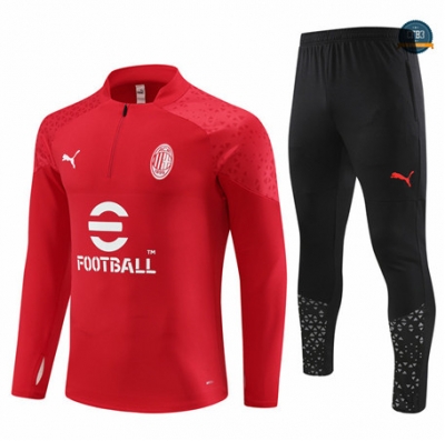 Comprar Cfb3 Chándal Niño AC Milan Equipación Rojo 2023/2024 baratas