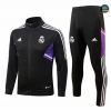 Cfb3 Camiseta Chaqueta Chándal Real Madrid Equipación Negro 2022/2023 C102