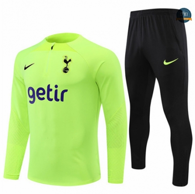 Cfb3 Camiseta Chándal Tottenham Hotspur Equipación Verde/Negro 2022/2023 C257