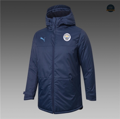 Cfb3 Chaqueta Acolchada Manchester City Azul Profundo 2020/2021