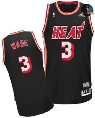cfb3 camisetas Dwyane Wade, Miami Heat - Throwback