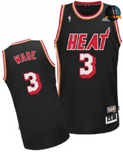 cfb3 camisetas Dwyane Wade, Miami Heat - Throwback