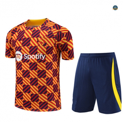 Crear Cfb3 Camiseta Entrenamiento Barcelona Niño + Pantalones Cortos Equipación Naranja 2023/2024 tienda