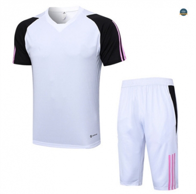 Venta Cfb3 Camiseta Entrenamiento Juventus + Pantalones Cortos Equipación Blanco 2023/2024 online