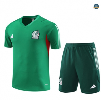 Crear Cfb3 Camiseta Entrenamiento Mexico + Pantalones Cortos Equipación Verde 2023/2024 tienda