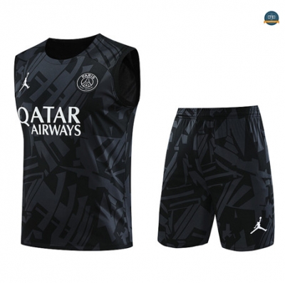 Crear Cfb3 Camiseta Entrenamiento Paris Saint Germain Chaleco Pantalones Equipación Negro 2023/2024 tienda
