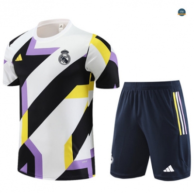 Nuevas Cfb3 Camiseta Entrenamiento Real Madrid Niño + Pantalones Cortos Equipación Blanco 2023/2024 replicas