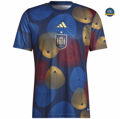 Nuevas Cfb3 Camiseta España Equipación Pre Match Entrenamiento 2022/2023