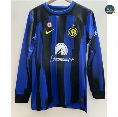 Nuevas Cfb3 Camiseta Inter Milan 1ª Equipación Manga Larga 2023/2024 replicas