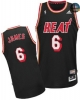 cfb3 camisetas LeBron James, Miami Heat - Throwback
