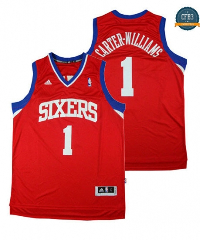 cfb3 camisetas Michael Carter-Williams, Philadelphia 76ers - Rojo