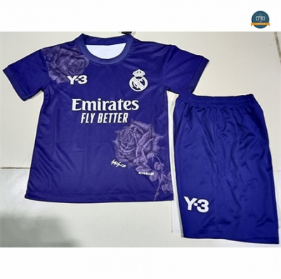 Camiseta Real Madrid Niño Y3 Equipación Púrpura 2024/2025