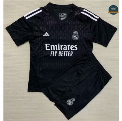 Venta Cfb3 Camiseta Real Madrid Niño Portero Negro 2023/2024 online