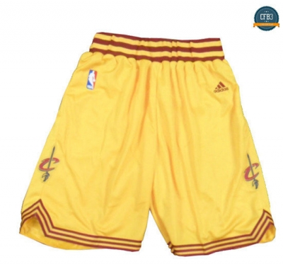 cfb3 camisetas Pantalones Cleveland Cavaliers [Amarillos]