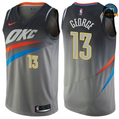 cfb3 camisetas Paul George, Oklahoma City Thunder - City Edition