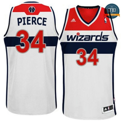 cfb3 camisetas Paul Pierce, Washington Wizards - Blanco
