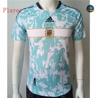 Cfb3 Camiseta Player Version Argentina Equipación Verde/Blanco 2022/2023