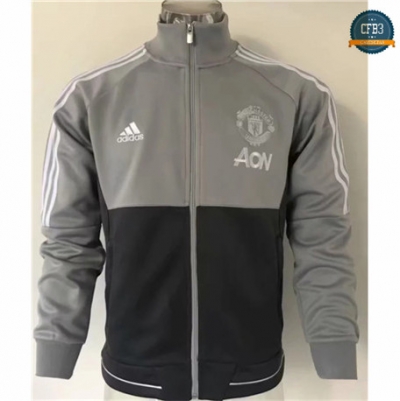 Cfb3 Chaqueta Manchester United Negro/Gris 2019/2020