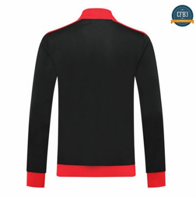 Cfb3 Chaqueta AC Milan Negro/Rojo 2019/2020