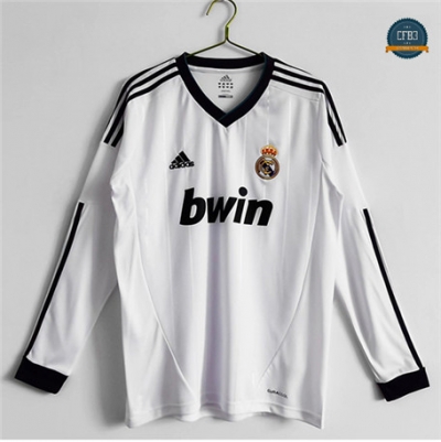 Cfb3 Camiseta Retro 2012-13 Real Madrid 1ª Equipación Manga larga