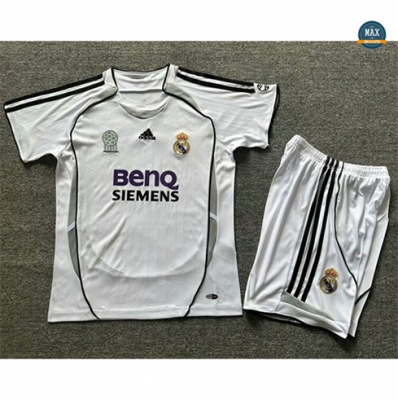 Cfb3 Camiseta futbol Retro 2006-07 Real Madrid Niño Primera Equipación