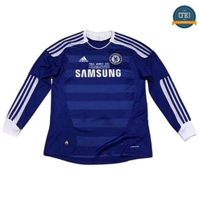 Camisetas 2011-2012 Chelsea Equipación Manga Larga Azul