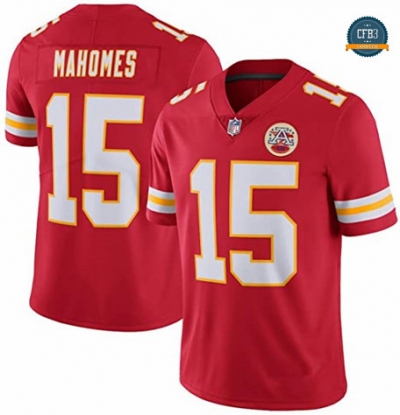 Camiseta Patrick Mahomes, Kansas City Chiefs - Rojo