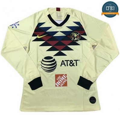 Cfb3 Camisetas CF American 1ª Equipación Manga Larga Amarillo 2019/2020