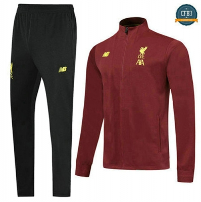 Chaqueta Chándal Liverpool L.F.C Azufaifa Roja 2019/2020 Cuello Alto