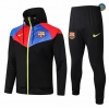 Cfb3 Chaqueta Chandal - Sudadera con Capucha Barcelona Negro 2020/2021