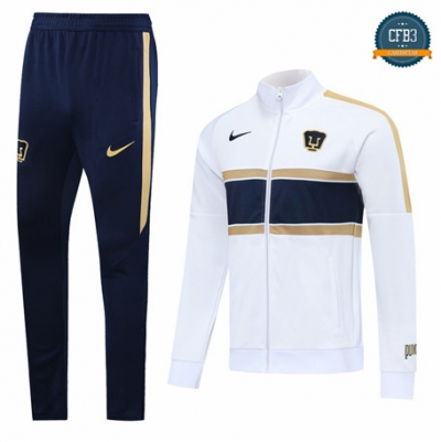 Cfb3 Chaqueta Chandal Pumas Blanco/Azul 2020/21