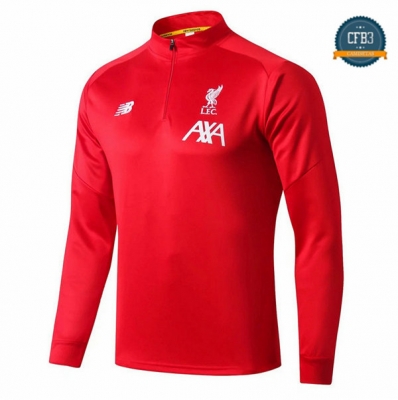Cfb3 Camisetas Sudadera Cremallera Mitad Liverpool Rojo 2019/2020
