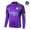 Cfb3 Camisetas Sudadera Cremallera Mitad Manchester City Púrpura 2019/2020